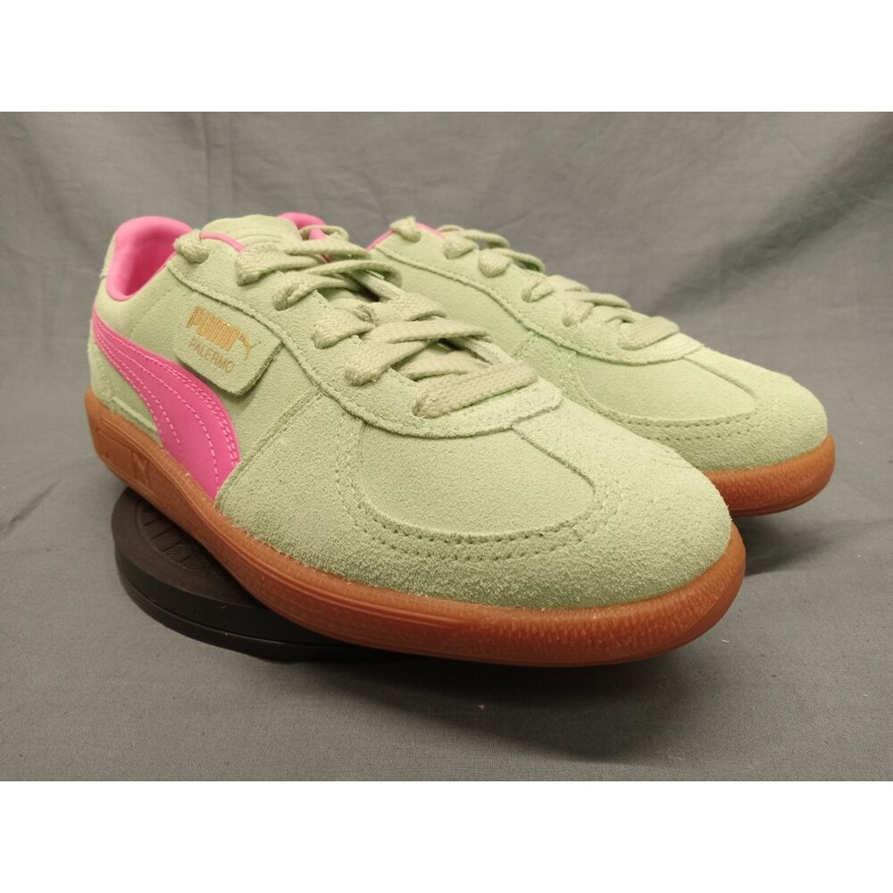 Puma Girls Palermo Jr. Lace Up Sneakers Mint Pink Size 6 NEW NO BOX! - Picture 3 of 11